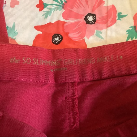 Chico’s size 2 stretch ankle cut girlfriend jeans Women’s Size 12 - Picture 4 of 5